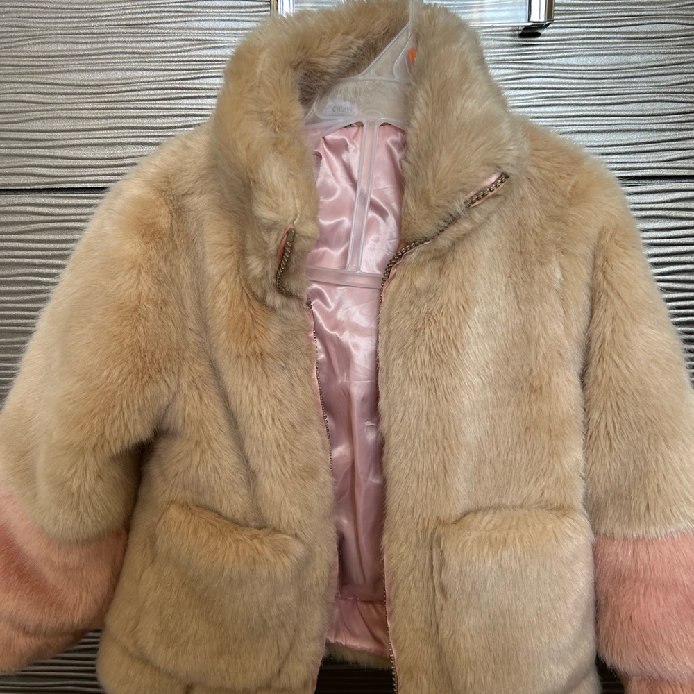 Toddler Girl Fur Coat